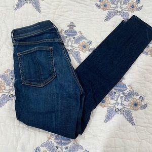 Rag and bone high rise ankle skinny size 25